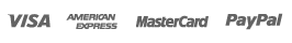 支援 Visa、MasterCard 及 PayPal 付款